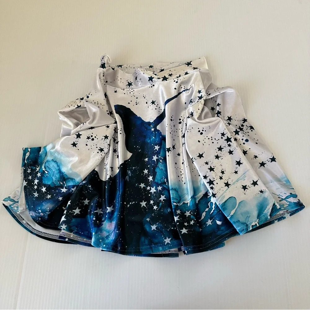 BlackMilk x Lora Zombie Cosmic Unicorn Velvet Skirt, M - Picture 4 of 7
